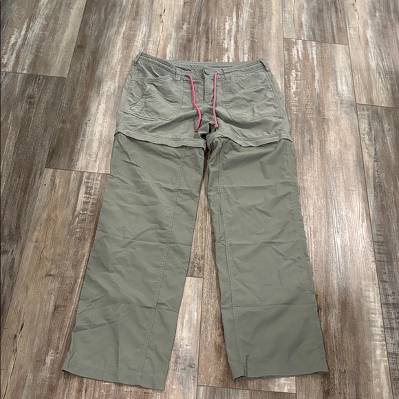 The North Face gray zip off pants size 8 - Picture 1 of 7